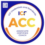 ACC level certification badge from International Coaching Federation