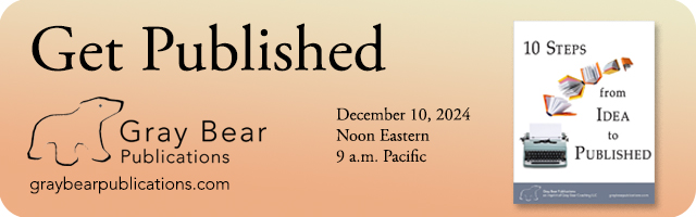 Banner for the "Get Published" class, in which one of the topics is whether to do it yourself